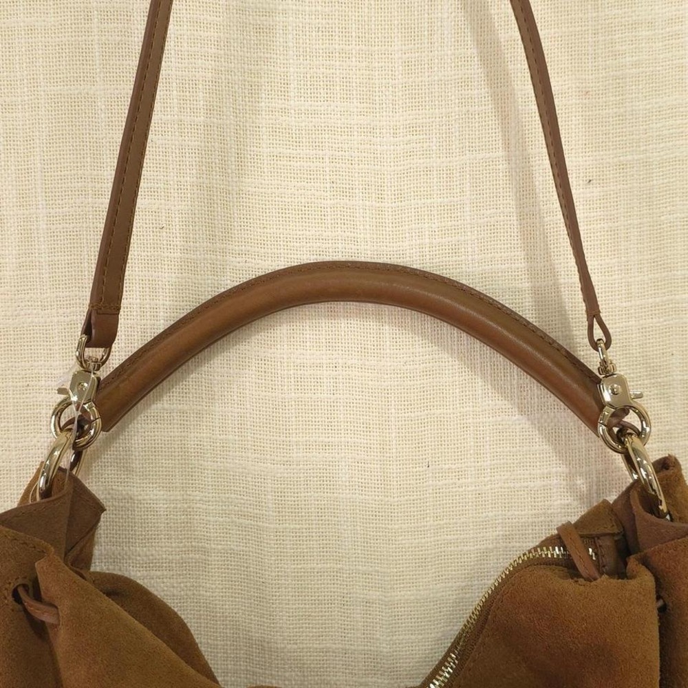 Madewell The Camren Gathered Shoulder Bag - Aged Cognac - Picture 4 of 8